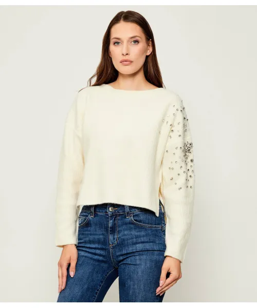 Свитер Loose fit Liu Jo, бежевый
Свитер Loose fit Liu Jo, бежевый