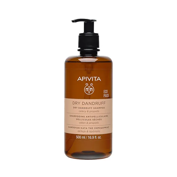 Шампунь против сухой перхоти Dry Dandruff Apivita, 500 ml
Шампунь против сухой перхоти Dry Dandruff Apivita, 500 ml