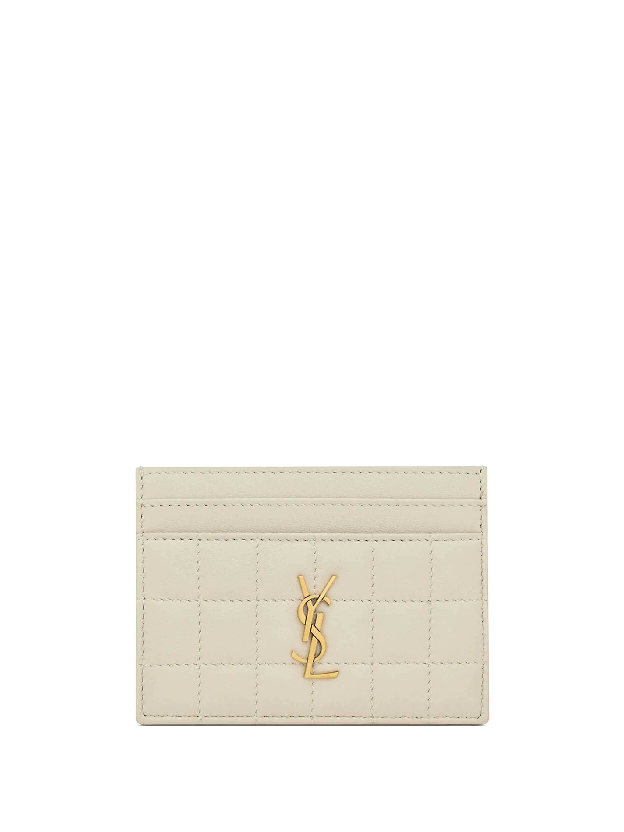 Стеганый картхолдер Cassandre Saint Laurent, белый
Стеганый картхолдер Cassandre Saint Laurent, белый