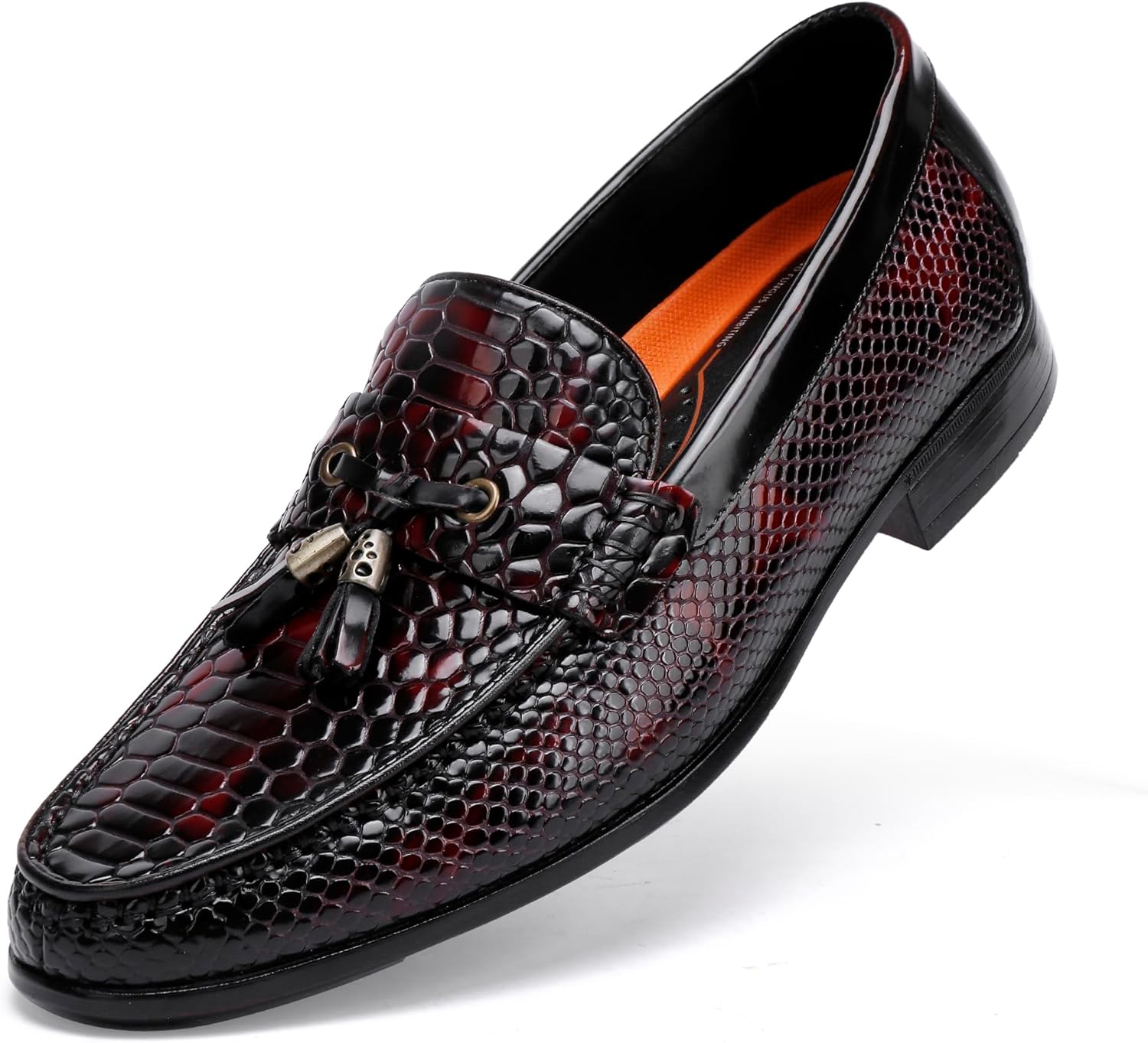 Мужские туфли с кисточками ChrisLOOK, модные классические кожаные лоферы с тиснением под крокодила, с кисточками, красный
Мужские туфли с кисточками ChrisLOOK, модные классические кожаные лоферы с тиснением под крокодила, с кисточками, красный