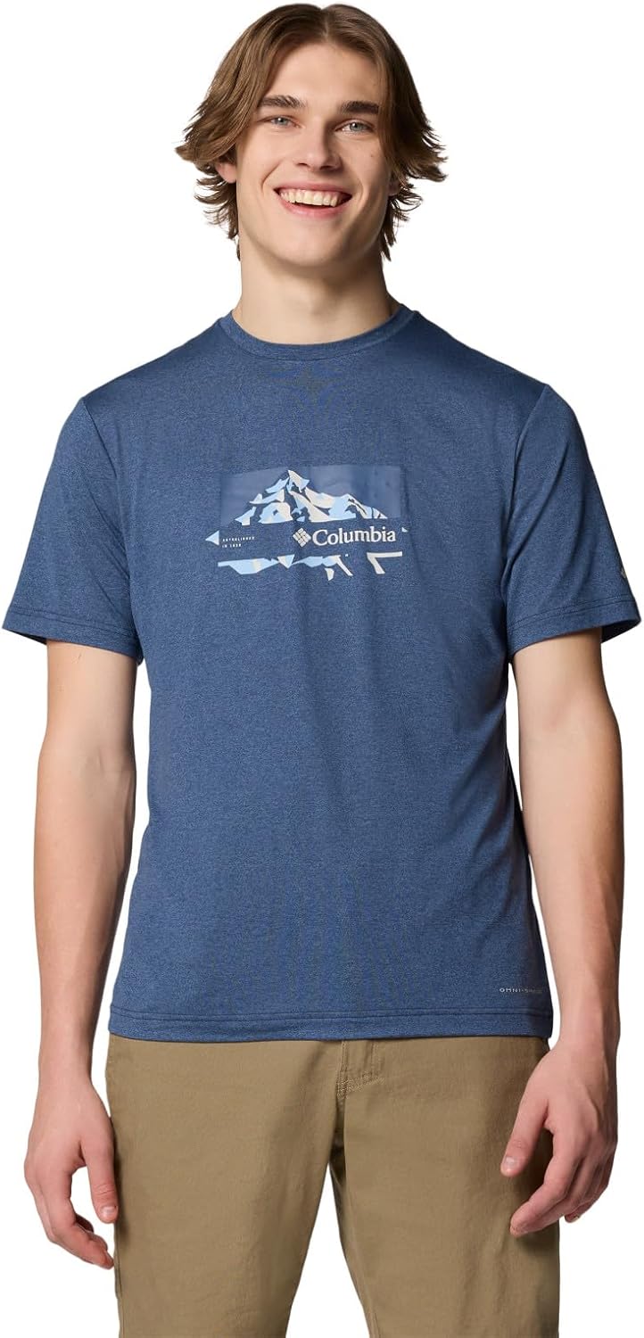 Мужская футболка Columbia Kwick Hike с коротким рукавом и принтом, Collegiate Navy Heather/Peak Direction, Синий, Мужская футболка Columbia Kwick Hike с коротким рукавом и принтом, Collegiate Navy Heather/Peak Direction
Мужская футболка Columbia Kwick Hike с коротким рукавом и принтом, Collegiate Navy Heather/Peak Direction, Синий, Мужская футболка Columbia Kwick Hike с коротким рукавом и принтом, Collegiate Navy Heather/Peak Direction