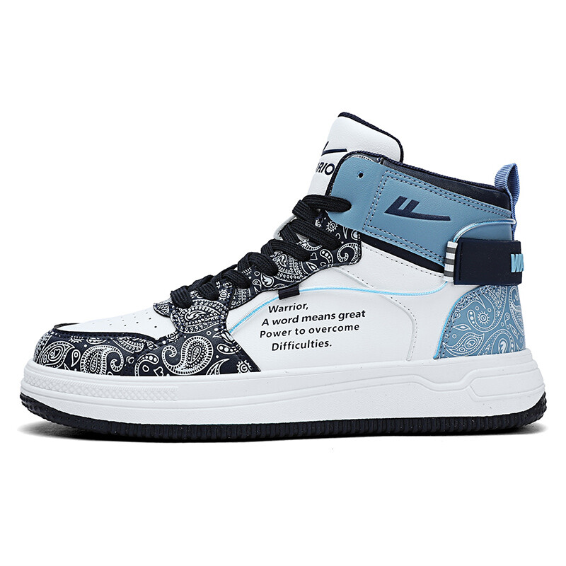 Кроссовки WARRIOR Skateboarding Shoes Men High-top, белый/голубой
Кроссовки WARRIOR Skateboarding Shoes Men High-top, белый/голубой