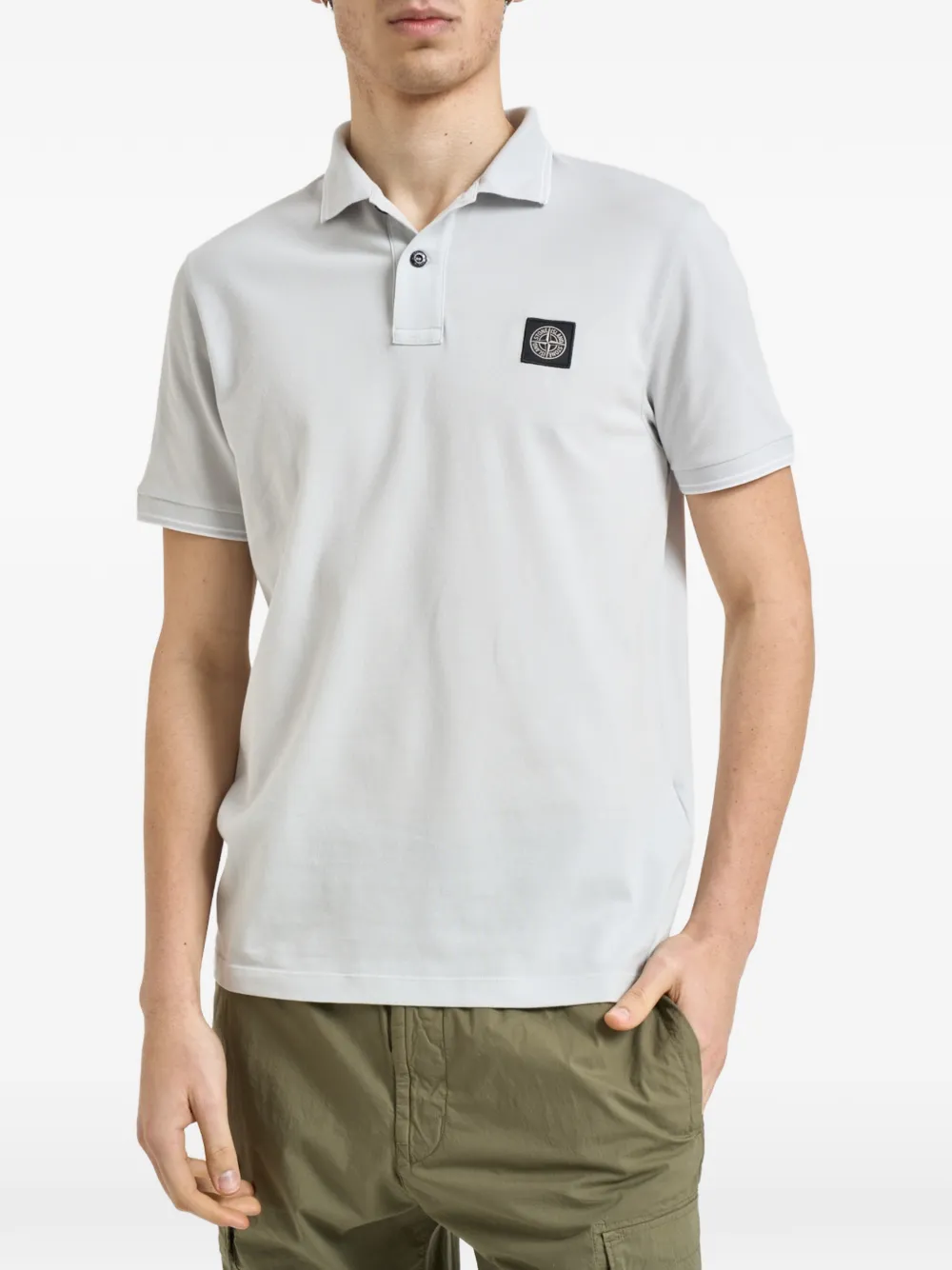Поло с нашивкой-логотипом Stone Island, серый
Поло с нашивкой-логотипом Stone Island, серый