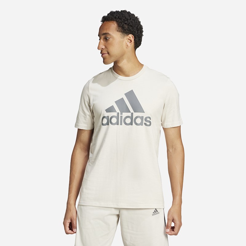 Мужская футболка Essentials из одинарного джерси с большим логотипом Adidas, серый
Мужская футболка Essentials из одинарного джерси с большим логотипом Adidas, серый