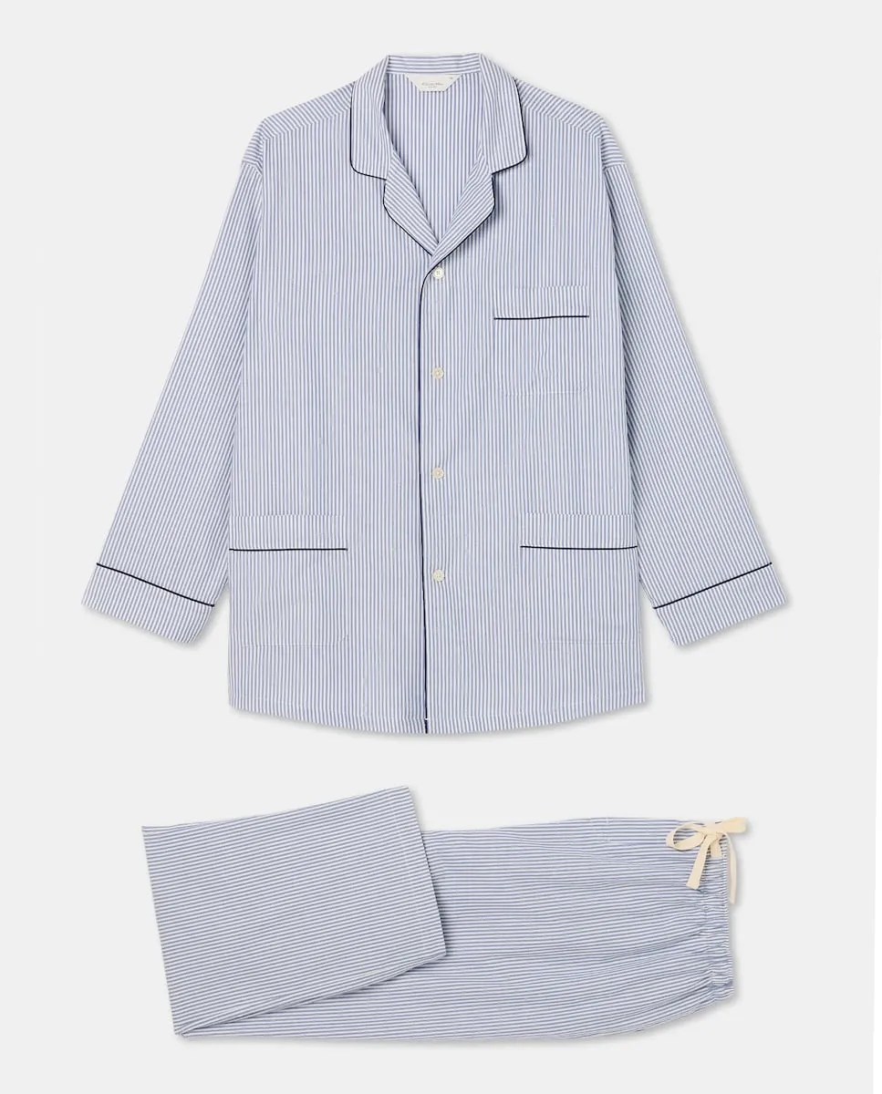 Мужская пижама из вельвета в полоску Emidio Tucci, светло-голубой
Мужская пижама из вельвета в полоску Emidio Tucci, светло-голубой