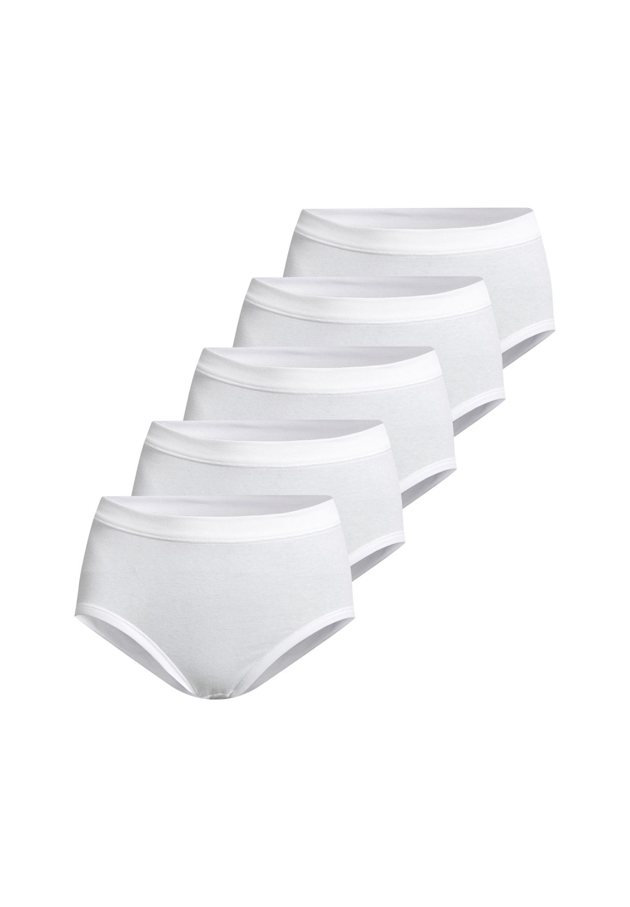 Трусы на талии, набор из 5 шт в тонкую рубчик -con-ta-, белый
Трусы на талии, набор из 5 шт в тонкую рубчик -con-ta-, белый