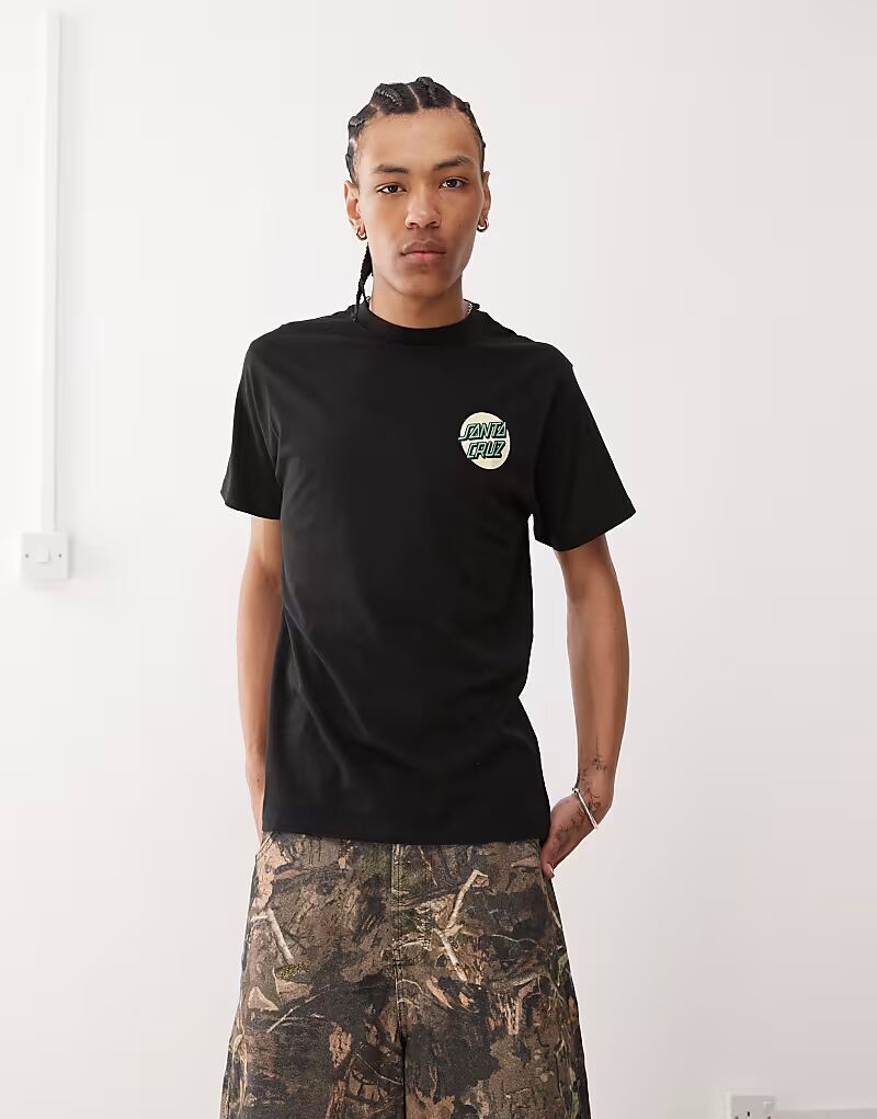 Футболка с графическим логотипом Santa Cruz Screaming Rose и принтом на спине черного цвета
Футболка с графическим логотипом Santa Cruz Screaming Rose и принтом на спине черного цвета