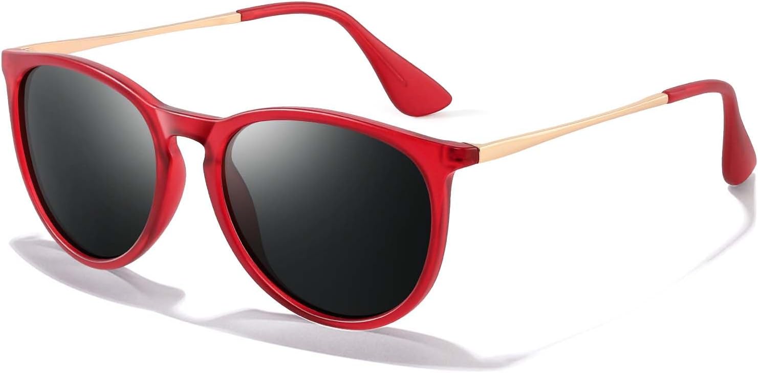 Поляризованные солнцезащитные очки CHBP для женщин и мужчин - модный винтажный классический ретро-стиль 2025 года с круглыми зеркальными линзами. Дизайнерский стиль, 1pack-red Frame Black Lens
Поляризованные солнцезащитные очки CHBP для женщин и мужчин - модный винтажный классический ретро-стиль 2025 года с круглыми зеркальными линзами. Дизайнерский стиль, 1pack-red Frame Black Lens