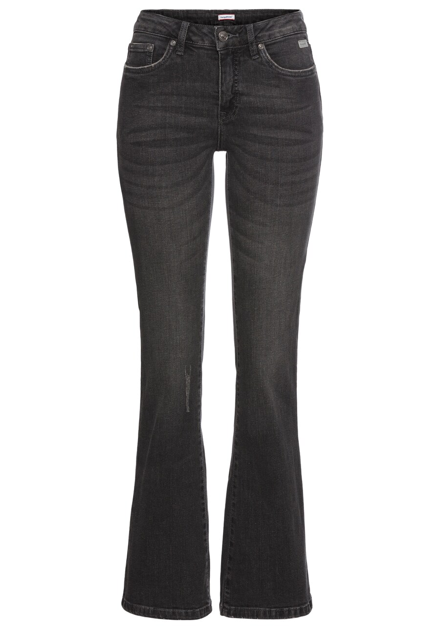 Расклешенные джинсы KangaROOS, черный деним
Расклешенные джинсы KangaROOS, черный деним