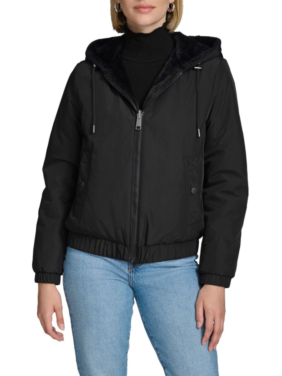 Двусторонняя толстовка Dalby из искусственной норки Andrew Marc, черный
Двусторонняя толстовка Dalby из искусственной норки Andrew Marc, черный