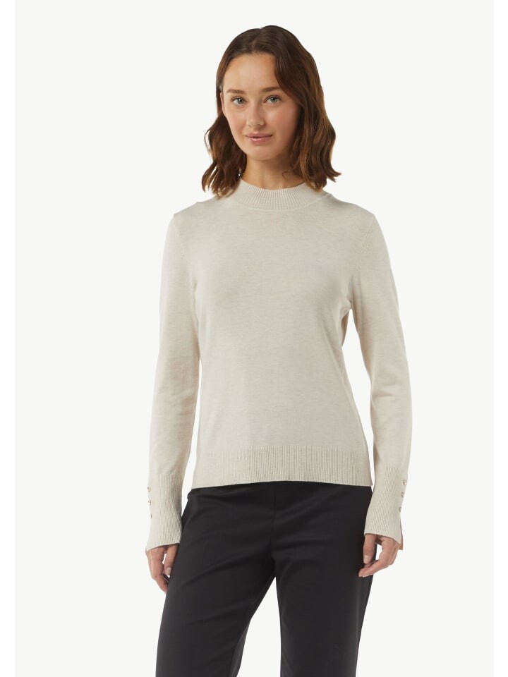 Пуловер comma Strickpullover langarm, бежевый
Пуловер comma Strickpullover langarm, бежевый
