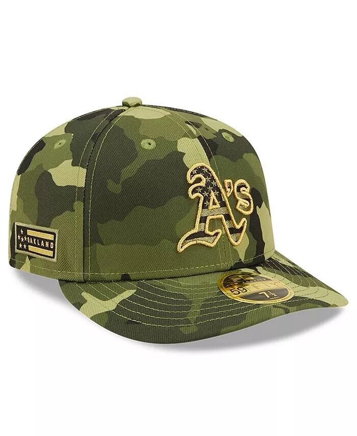 Мужская камуфляжная низкопрофильная кепка 59FIFTY для тренировок в День вооруженных сил Oakland Athletics 2022 New Era
Мужская камуфляжная низкопрофильная кепка 59FIFTY для тренировок в День вооруженных сил Oakland Athletics 2022 New Era