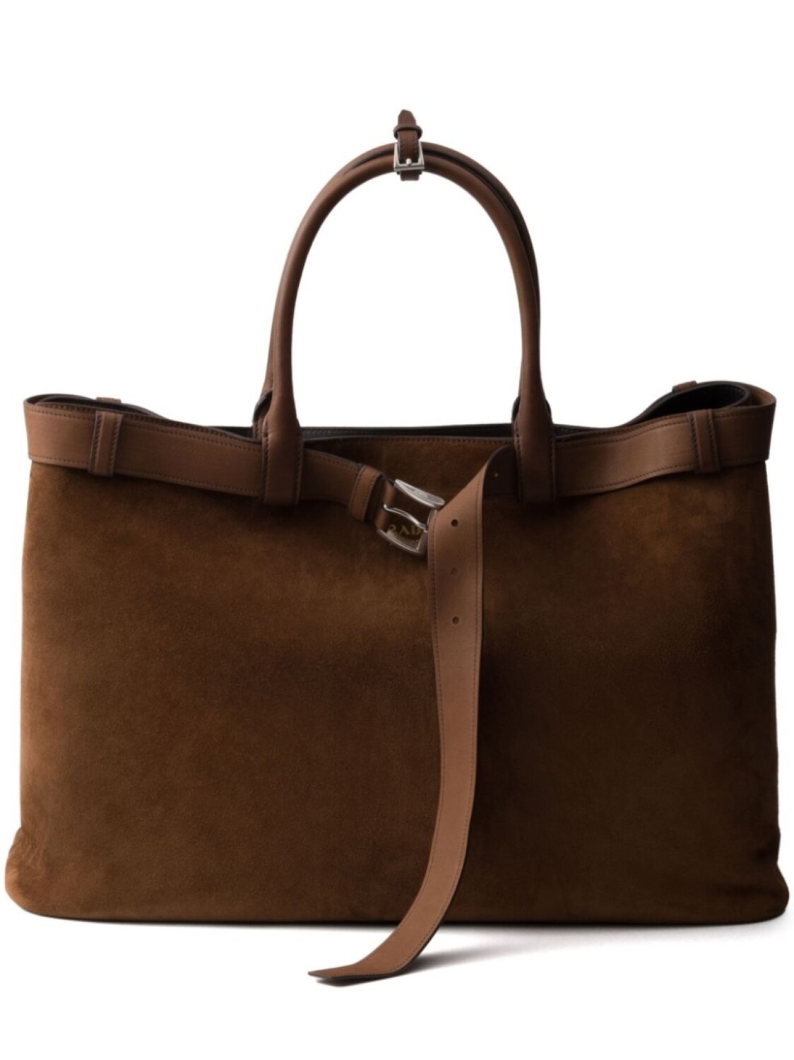 Сумка-тоут Prada среднего размера Prada Buckle, коричневый
Сумка-тоут Prada среднего размера Prada Buckle, коричневый