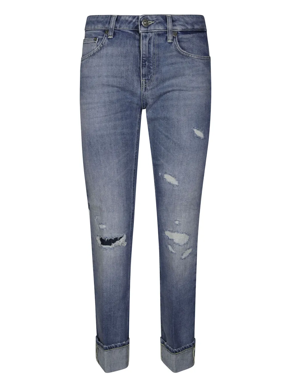 Хлопковые джинсы DONDUP, синий
Хлопковые джинсы DONDUP, синий