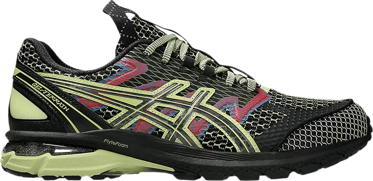 Кроссовки US4-S Gel Terrain 'Black Neon Lime', черный 
Кроссовки US4-S Gel Terrain 'Black Neon Lime', черный