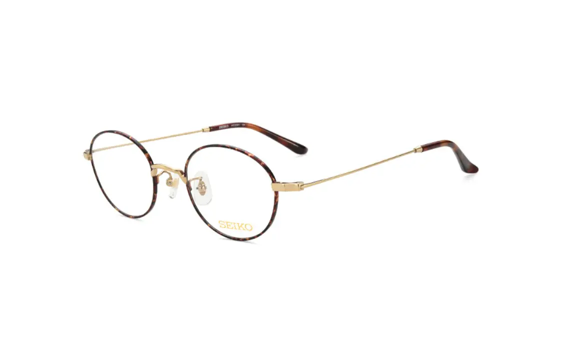 SEIKO Титановые круглые очки унисекс золото/средне-серый, Gold
SEIKO Титановые круглые очки унисекс золото/средне-серый, Gold