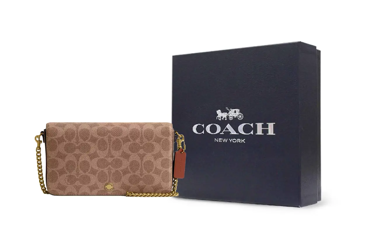 COACH Подписная кожаная сумка через плечо
COACH Подписная кожаная сумка через плечо