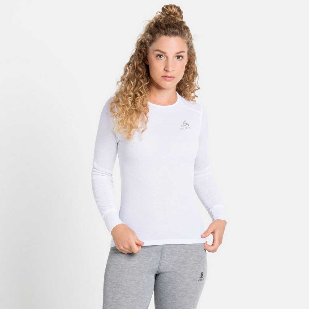 Футболка Odlo Crew Neck Active Warm Eco, белый 
Футболка Odlo Crew Neck Active Warm Eco, белый