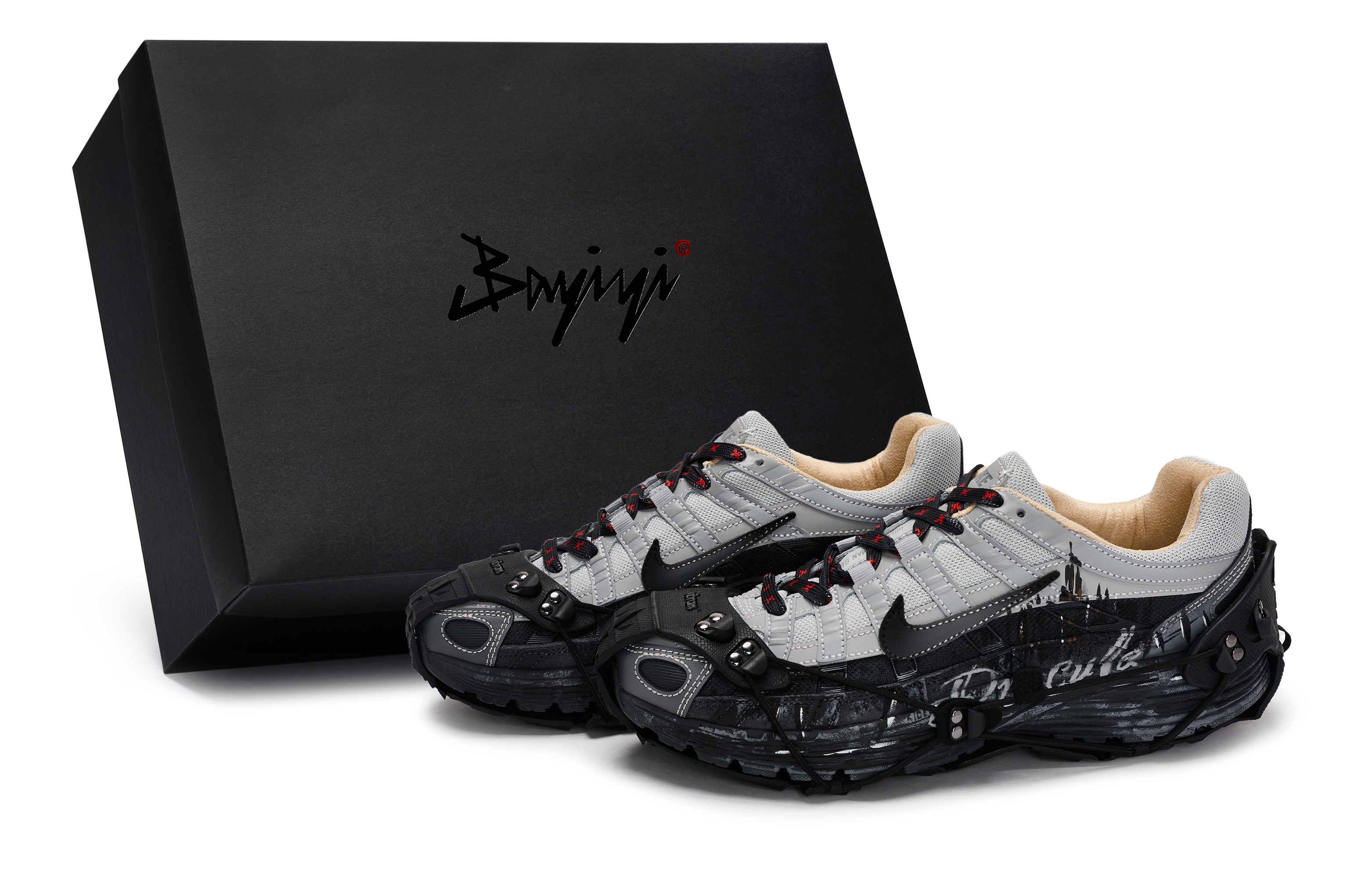 Nike Кроссовки для бега P 6000 с противоскользящей подошвой, износостойкие, мужские, черно-серые
Nike Кроссовки для бега P 6000 с противоскользящей подошвой, износостойкие, мужские, черно-серые