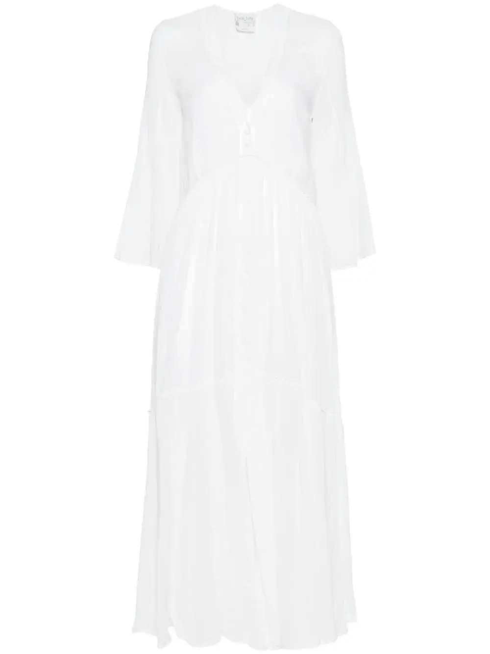 Расклешенное платье с V-образным вырезом Forte Forte, белый
Расклешенное платье с V-образным вырезом Forte Forte, белый