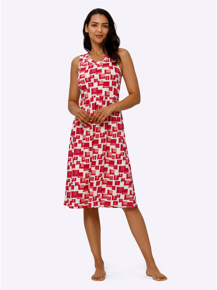 Летнее платье с принтом цвета шампанского Sieh an!
Летнее платье с принтом цвета шампанского Sieh an!