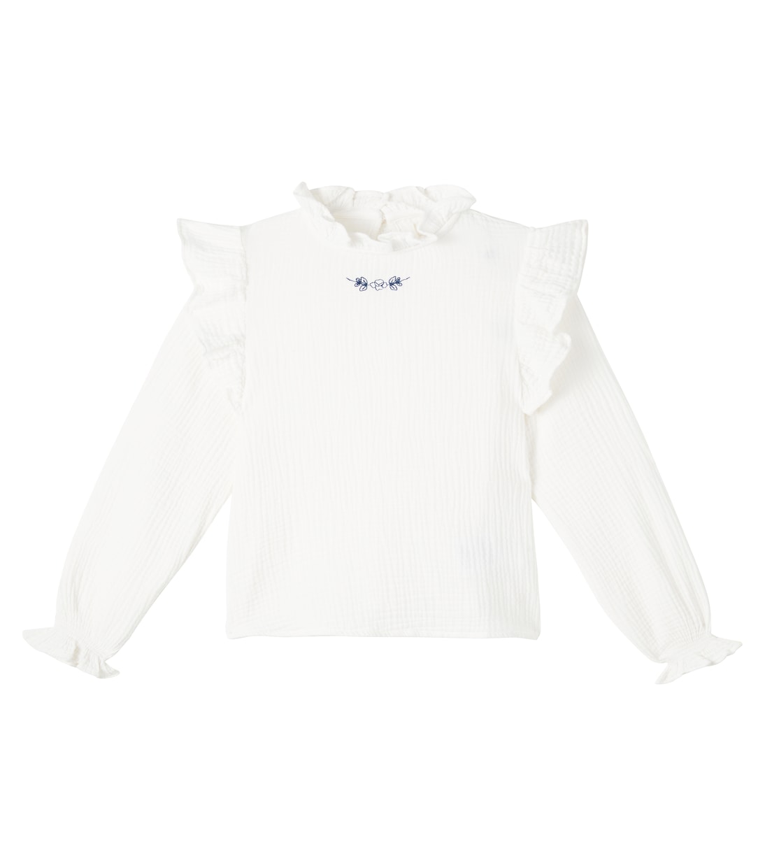 Блузка из хлопка с рюшами Maitea The New Society, Moonlight White
Блузка из хлопка с рюшами Maitea The New Society, Moonlight White