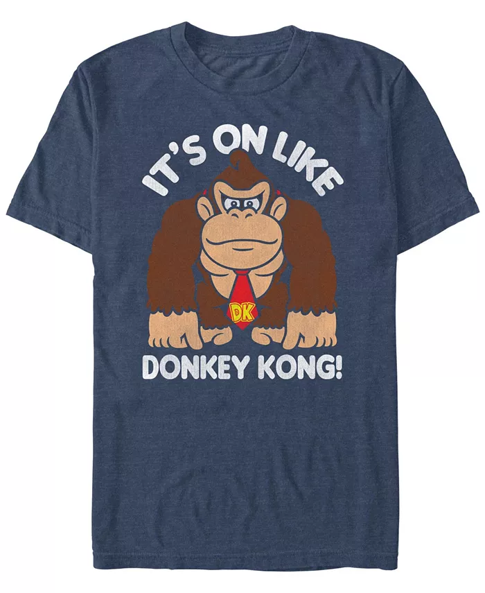 Мужская футболка с коротким рукавом Fist Pump Nintendo, синий
Мужская футболка с коротким рукавом Fist Pump Nintendo, синий