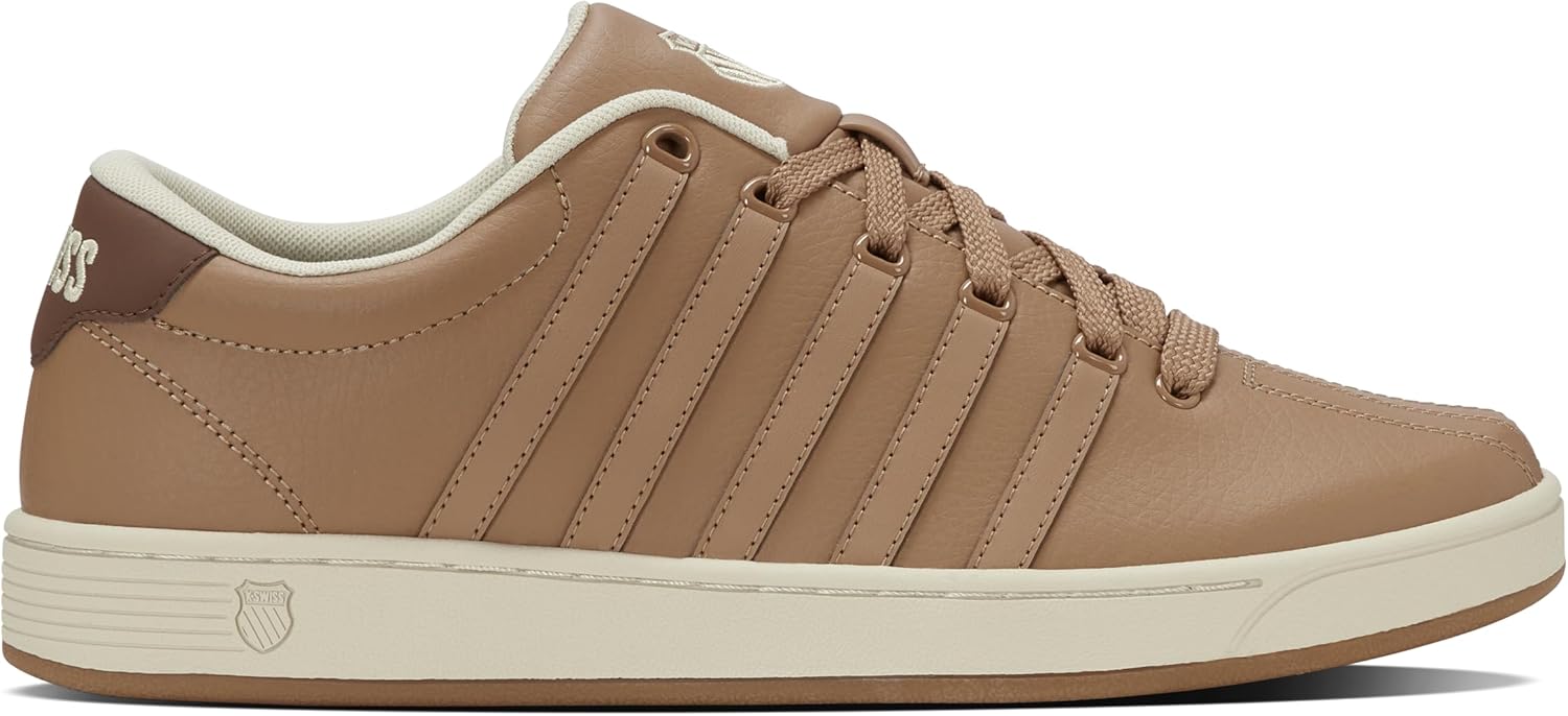 Мужские кроссовки K-Swiss Court Pro II CMF, Indian Tan/Creme Brulee/Gum/Soft Silt
Мужские кроссовки K-Swiss Court Pro II CMF, Indian Tan/Creme Brulee/Gum/Soft Silt