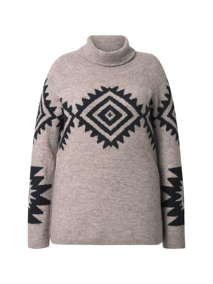 Свитер серо-галечного цвета Ulla Popken
Свитер серо-галечного цвета Ulla Popken