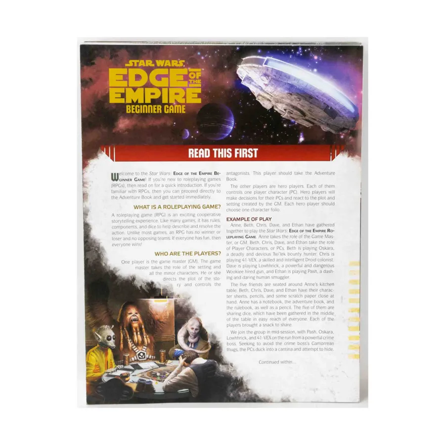 Край империи: игра для начинающих, Star Wars RPG - Edge of the Empire (Fantasy Flight Games)
Край империи: игра для начинающих, Star Wars RPG - Edge of the Empire (Fantasy Flight Games)