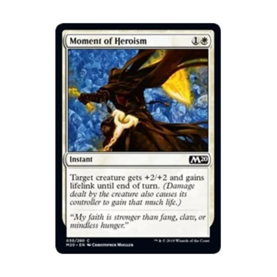 CCG Момент героизма (С), MTG - Core Set 2020
CCG Момент героизма (С), MTG - Core Set 2020