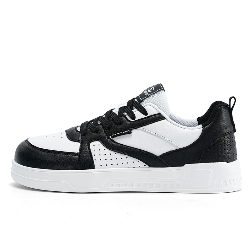 HOBIBEAR Легкие мужские скейтерские кеды низкие бело-черные, цвет White Black
HOBIBEAR Легкие мужские скейтерские кеды низкие бело-черные, цвет White Black