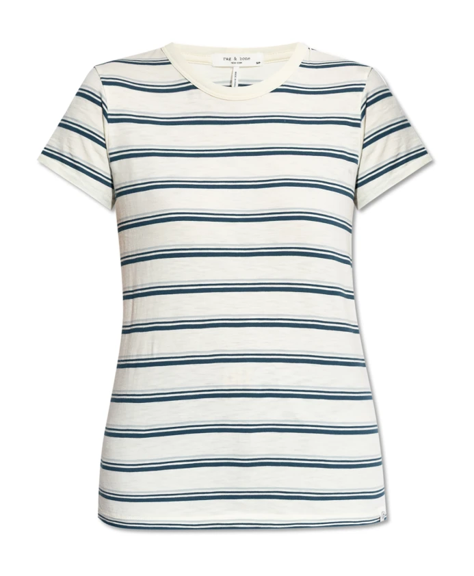 Футболка с полосатым узором Rag & Bone, бежевый
Футболка с полосатым узором Rag & Bone, бежевый