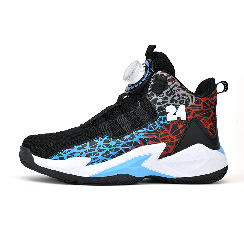 Баскетбольные кроссовки средней высоты с амортизацией и воздухопроницаемостью для детей Wooden Rabbit, черный 
Баскетбольные кроссовки средней высоты с амортизацией и воздухопроницаемостью для детей Wooden Rabbit, черный