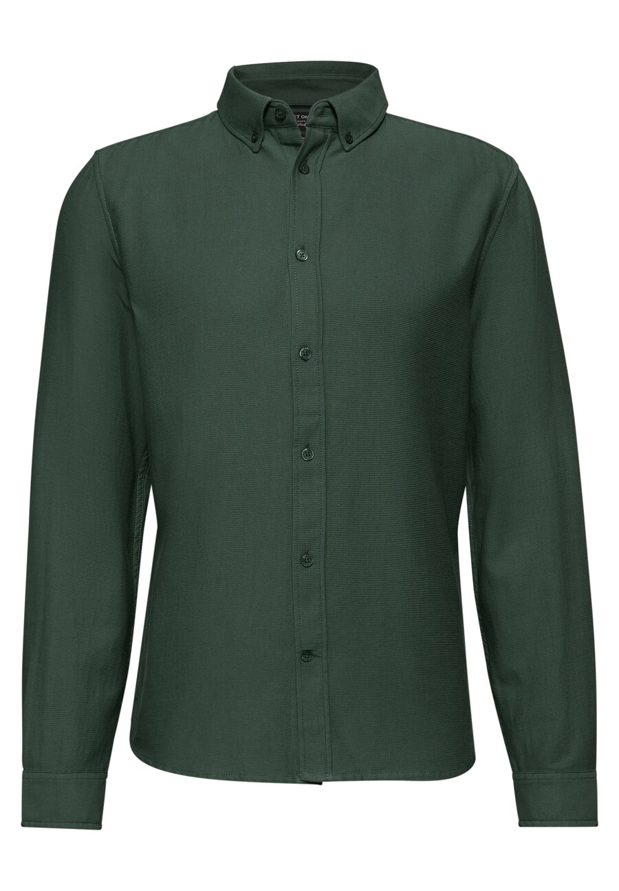 Рубашка Slim Fit на пуговицах Street One MEN, темно-зеленый
Рубашка Slim Fit на пуговицах Street One MEN, темно-зеленый