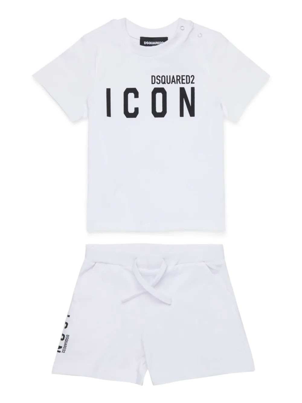 Комплект из топа и шортов Icon DSQUARED2 KIDS, белый
Комплект из топа и шортов Icon DSQUARED2 KIDS, белый