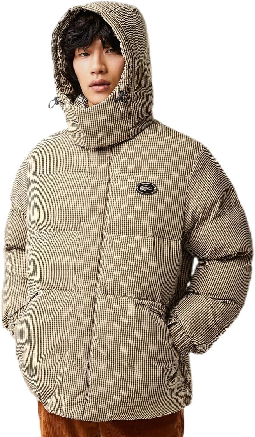 Мужская куртка Lacoste с клетчатым принтом, водоотталкивающая, стеганая, из твила, Crunchy/Abysm-Lapland-Bao
Мужская куртка Lacoste с клетчатым принтом, водоотталкивающая, стеганая, из твила, Crunchy/Abysm-Lapland-Bao