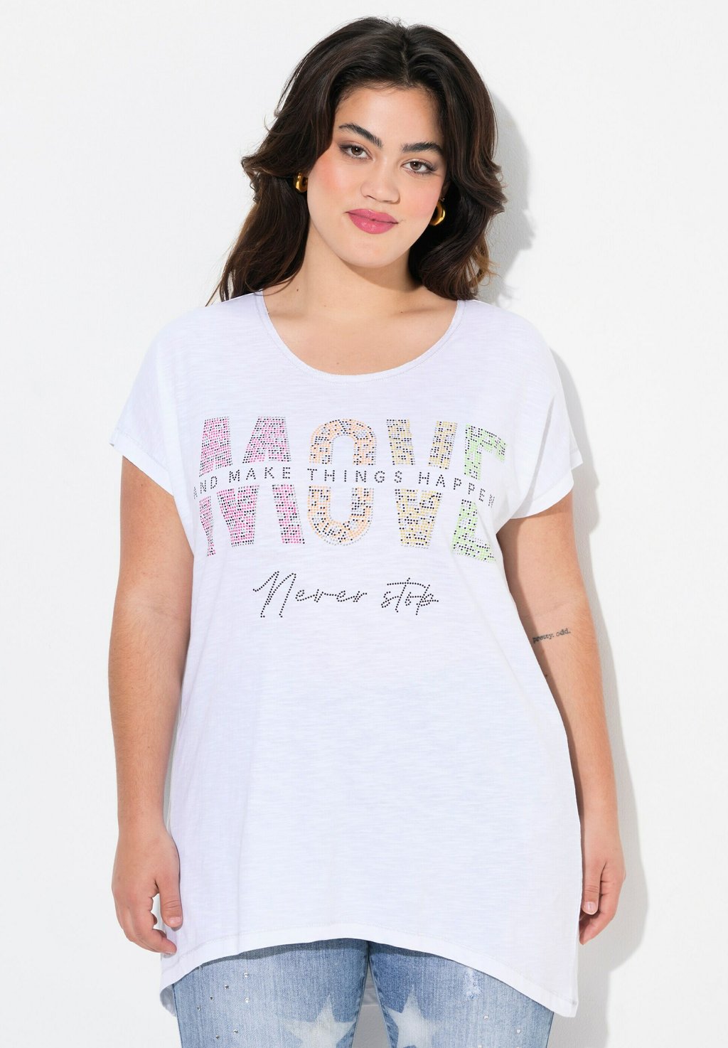 Футболка с принтом KOMFORT FIT ZIERSTEINCHEN SCHRIFTZUG Angel of Style, белый
Футболка с принтом KOMFORT FIT ZIERSTEINCHEN SCHRIFTZUG Angel of Style, белый