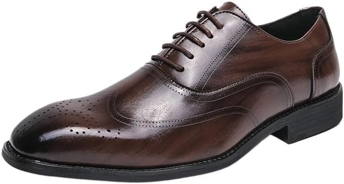 Мужские классические оксфорды, повседневные деловые кожаные оксфорды-дерби с острым носком, туфли без шнуровки на шнуровке, для вождения, комфортные, для вечеринок, свадеб Zestrelax, коричневый
Мужские классические оксфорды, повседневные деловые кожаные оксфорды-дерби с острым носком, туфли без шнуровки на шнуровке, для вождения, комфортные, для вечеринок, свадеб Zestrelax, коричневый