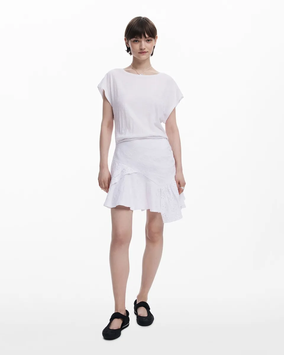 Короткое комбинированное платье Desigual, белый
Короткое комбинированное платье Desigual, белый