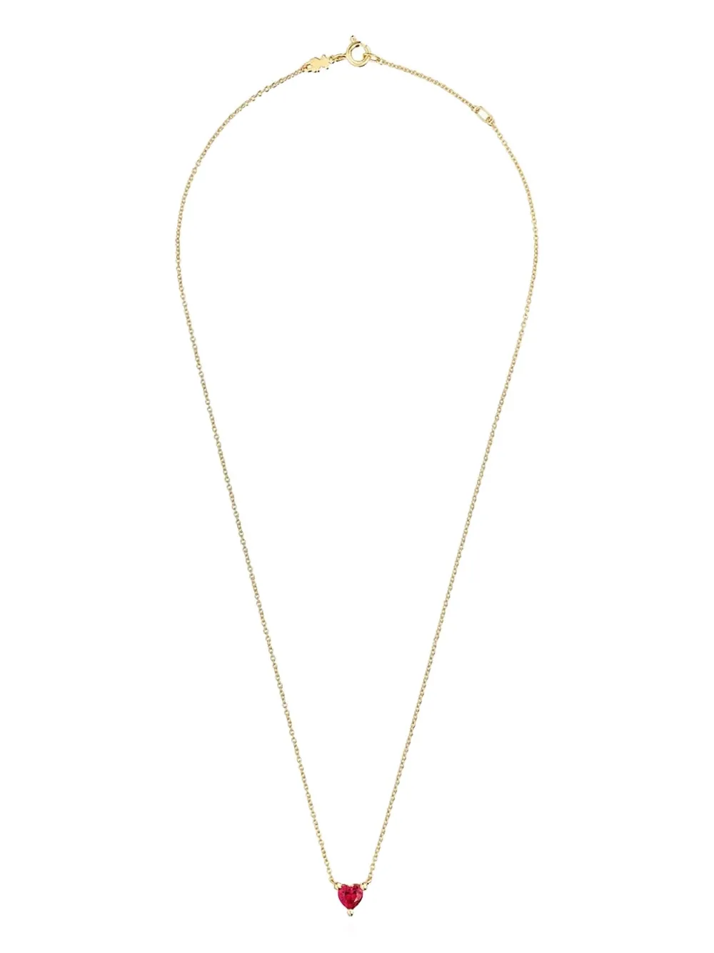 Рубиновое ожерелье в форме сердца TOUS, золотой
Рубиновое ожерелье в форме сердца TOUS, золотой