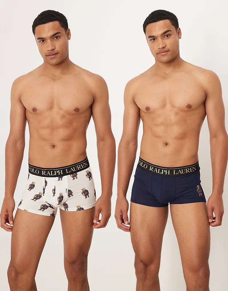 Двойная упаковка боксеров Polo Ralph Lauren темно-синего и кремового цветов
Двойная упаковка боксеров Polo Ralph Lauren темно-синего и кремового цветов
