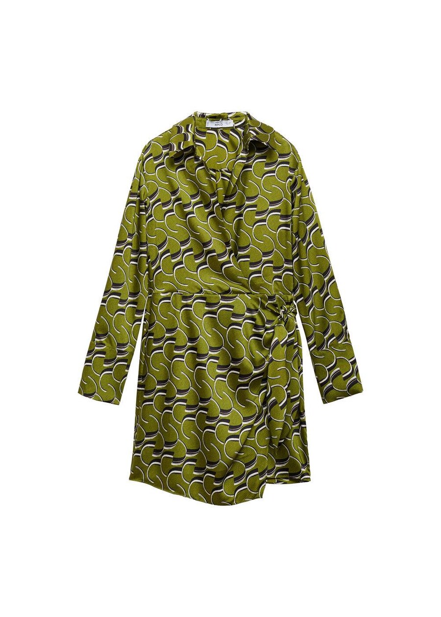 Платье-рубашка MANGO Robi2, оливковый
Платье-рубашка MANGO Robi2, оливковый