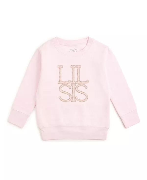 Детская толстовка с жемчужной нашивкой для малышек. Sweet Wink, розовый
Детская толстовка с жемчужной нашивкой для малышек. Sweet Wink, розовый