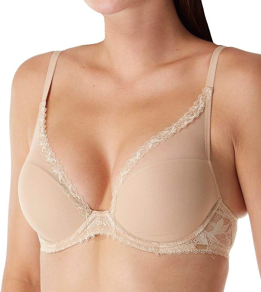 Бюстгальтер Calvin Klein Underwear для женщин Perfectly Fit Perennial Lightly Linen с глубоким вырезом, Bare
Бюстгальтер Calvin Klein Underwear для женщин Perfectly Fit Perennial Lightly Linen с глубоким вырезом, Bare