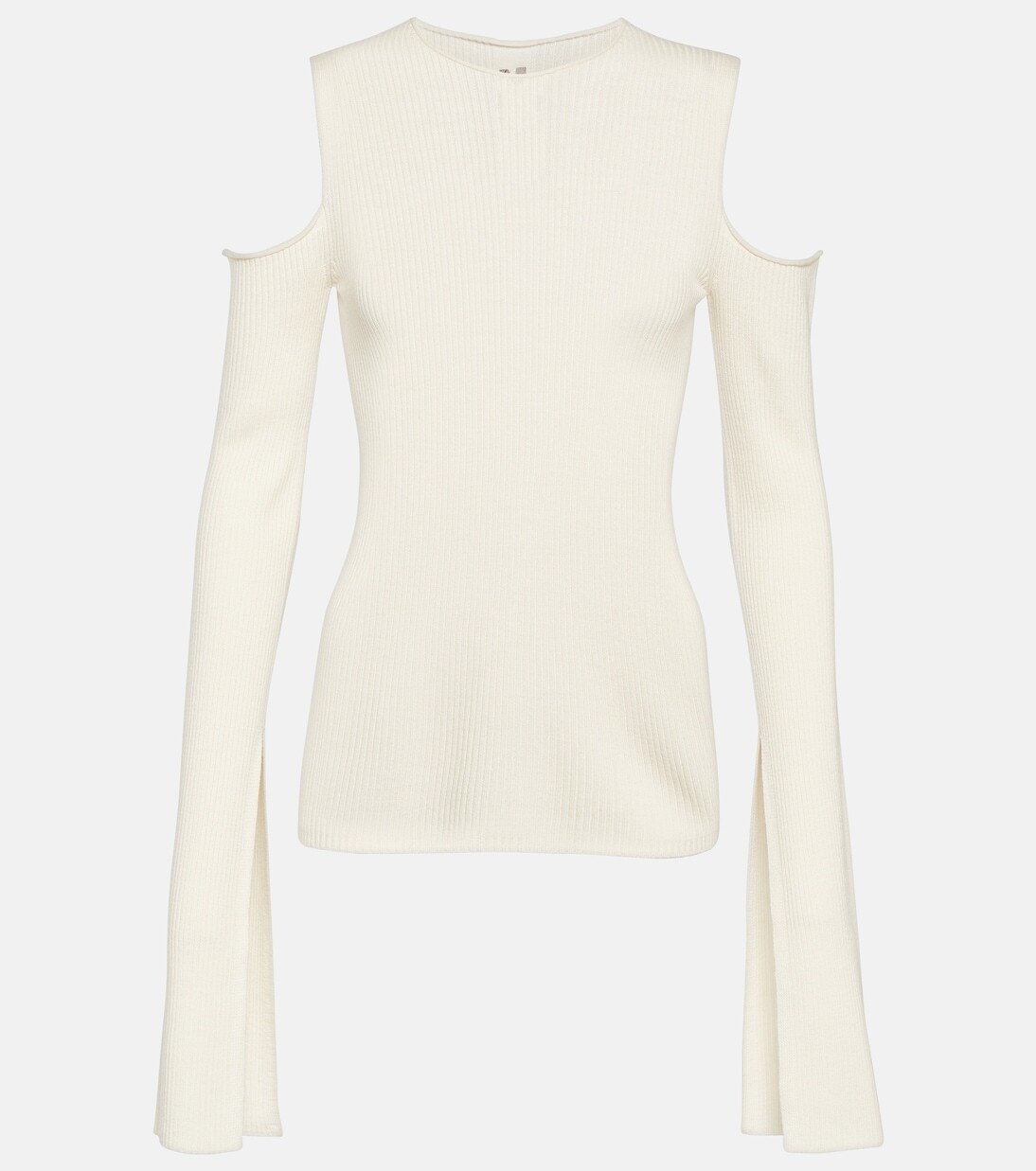 Топ из натуральной шерсти с вырезами Rick Owens, белый
Топ из натуральной шерсти с вырезами Rick Owens, белый