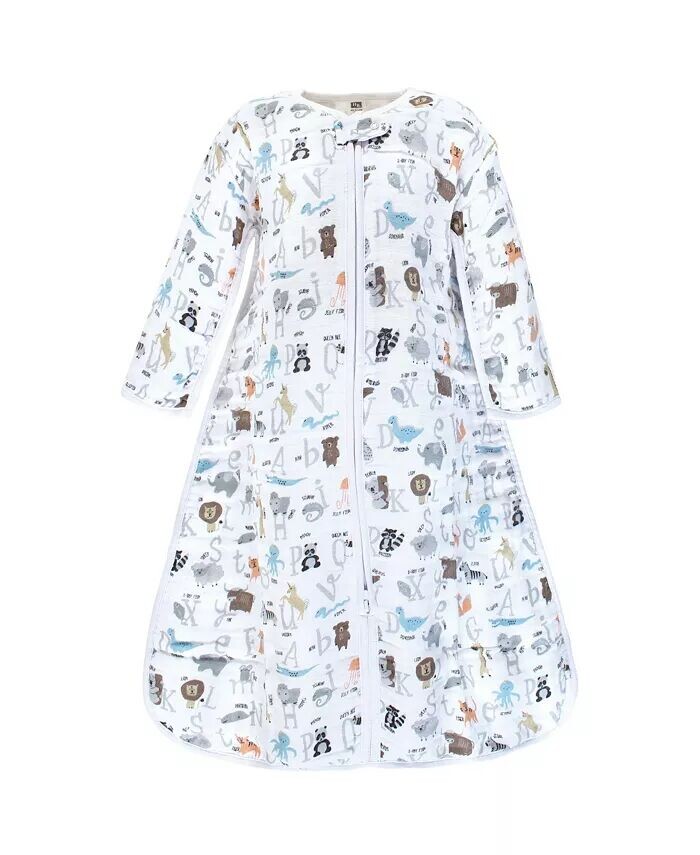 Муслиновый спальный мешок унисекс для маленьких мальчиков с длинными рукавами, носимое одеяло, спальный мешок, животные с алфавитом Hudson Baby, белый
Муслиновый спальный мешок унисекс для маленьких мальчиков с длинными рукавами, носимое одеяло, спальный мешок, животные с алфавитом Hudson Baby, белый