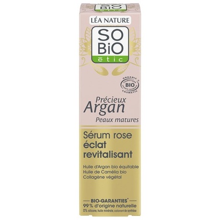 Lea Nature So Bio Etic Драгоценная аргановая сыворотка Rose Radiance Revitalizing Organic 30 мл Markenlos
Lea Nature So Bio Etic Драгоценная аргановая сыворотка Rose Radiance Revitalizing Organic 30 мл Markenlos