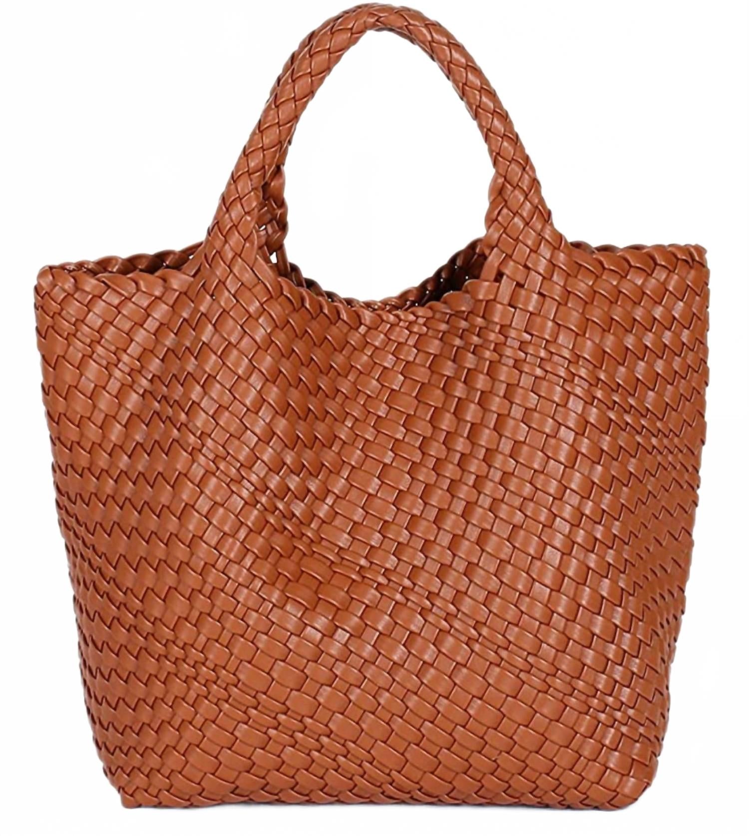 Плетеная сумка-тоут в коричневом цвете Melissa Masse
Плетеная сумка-тоут в коричневом цвете Melissa Masse