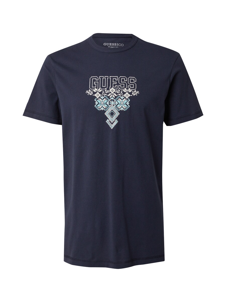 Рубашка GUESS, темно-синий/светло-синий
Рубашка GUESS, темно-синий/светло-синий